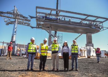 Con avance del 80% la primera estación del cablebús de Uruapan